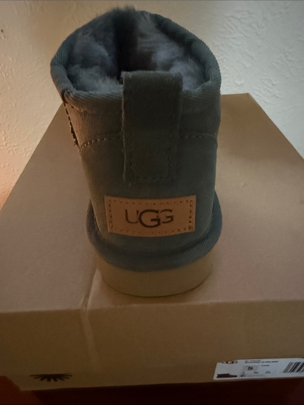 UGG Charcoal Suede Short Classic Ankle Booties - Picture 11 of 12